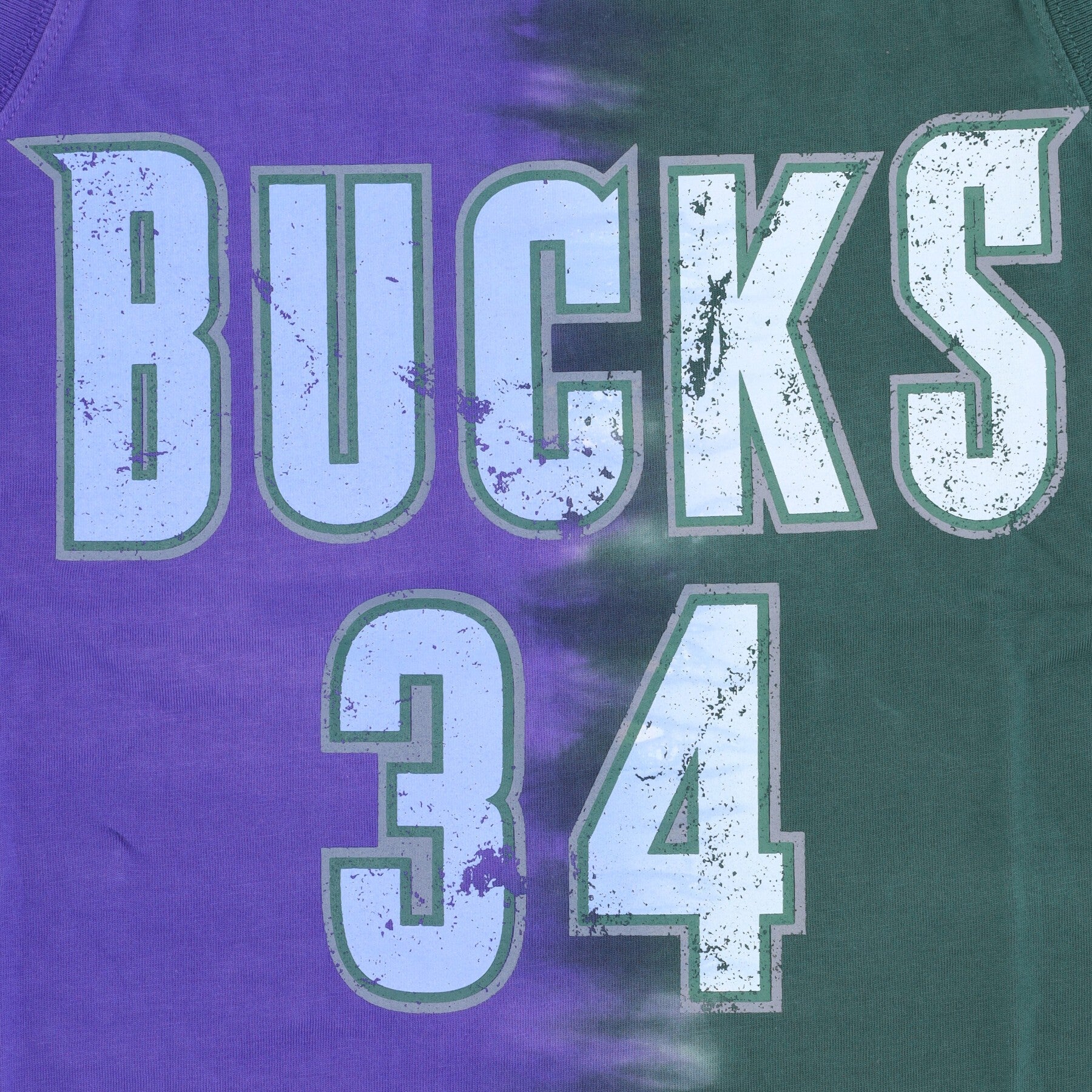 Mitchell & Ness, Canotta Uomo Nba Vertical Tie Dye Tank Hardwood Classics No 34 Ray Allen Milbuc, 