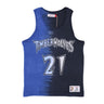 Mitchell & Ness, Canotta Uomo Nba Vertical Tie Dye Tank Hardwood Classics No 21 Kevin Garnett Mintim, Original Team Colors