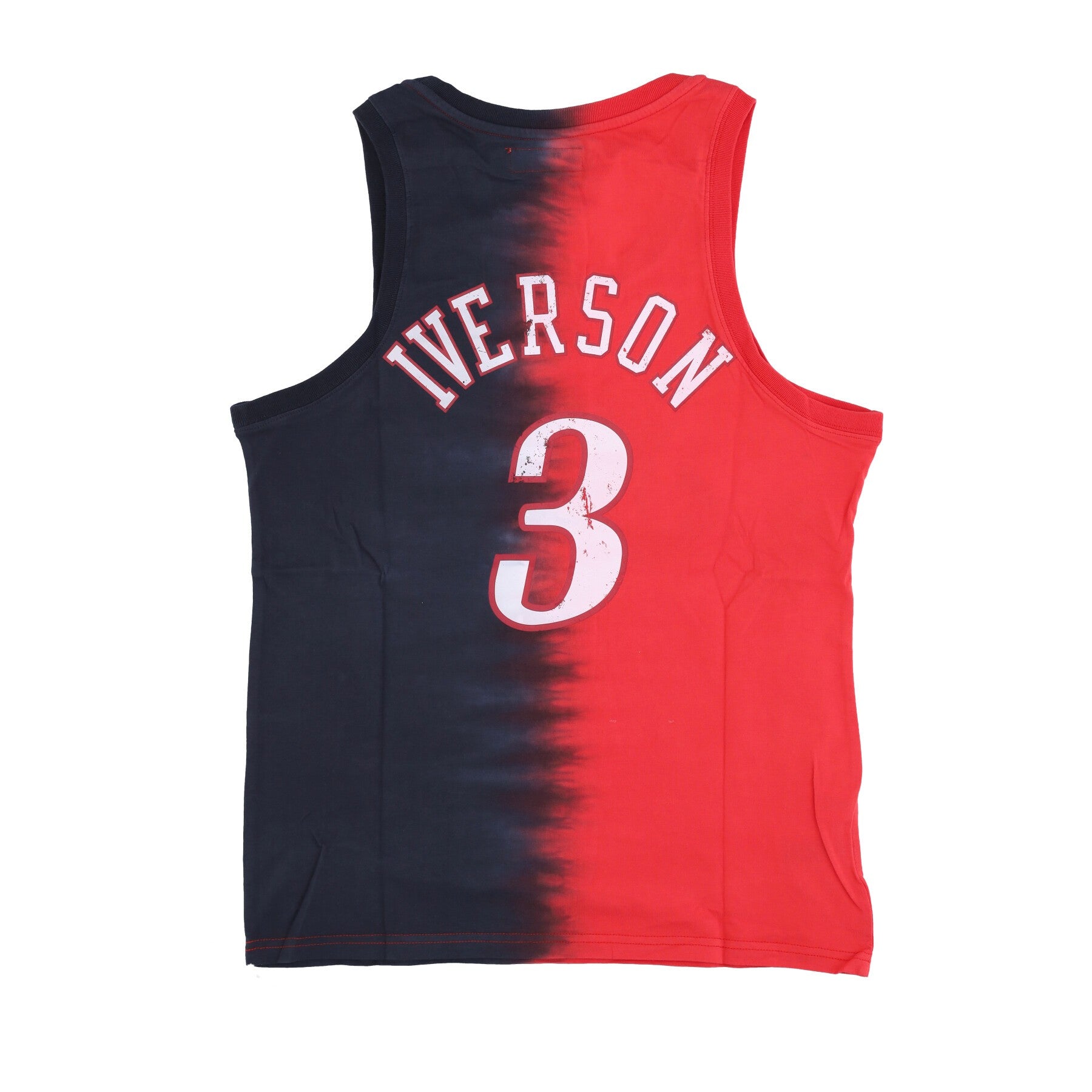 Mitchell & Ness, Canotta Uomo Nba Vertical Tie Dye Tank Hardwood Classics No 3 Allen Iverson Phi76e, 