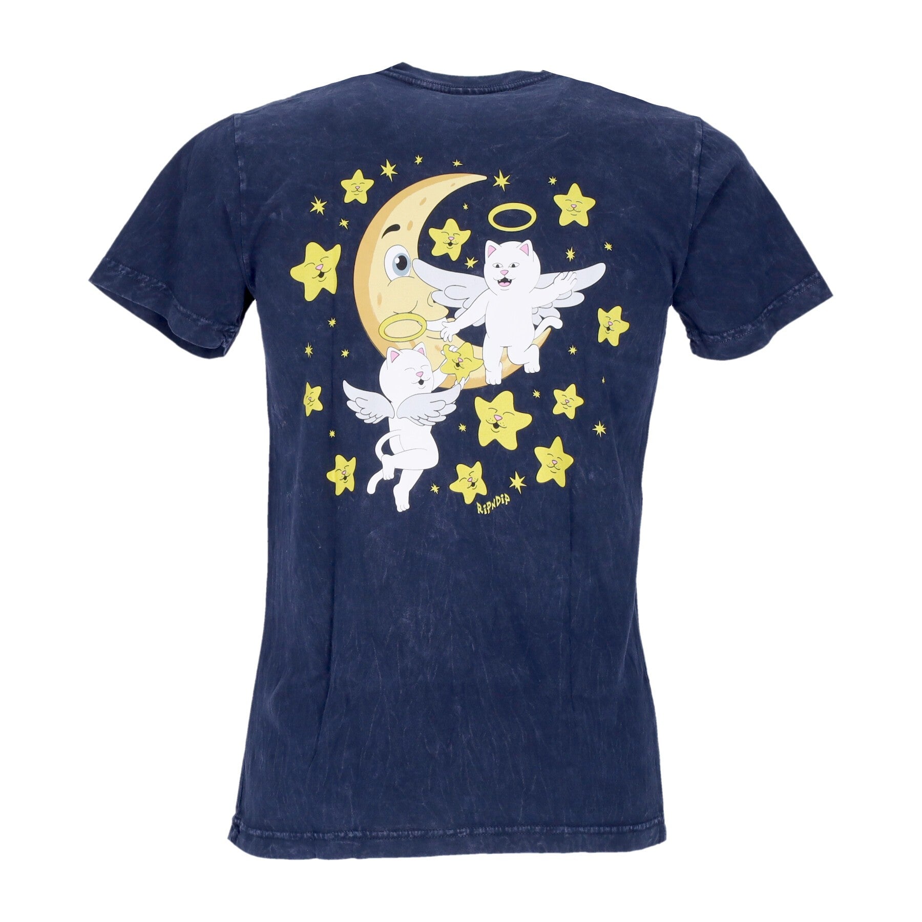 Ripndip, Maglietta Uomo Lullaby Tee, Navy Mineral Wash