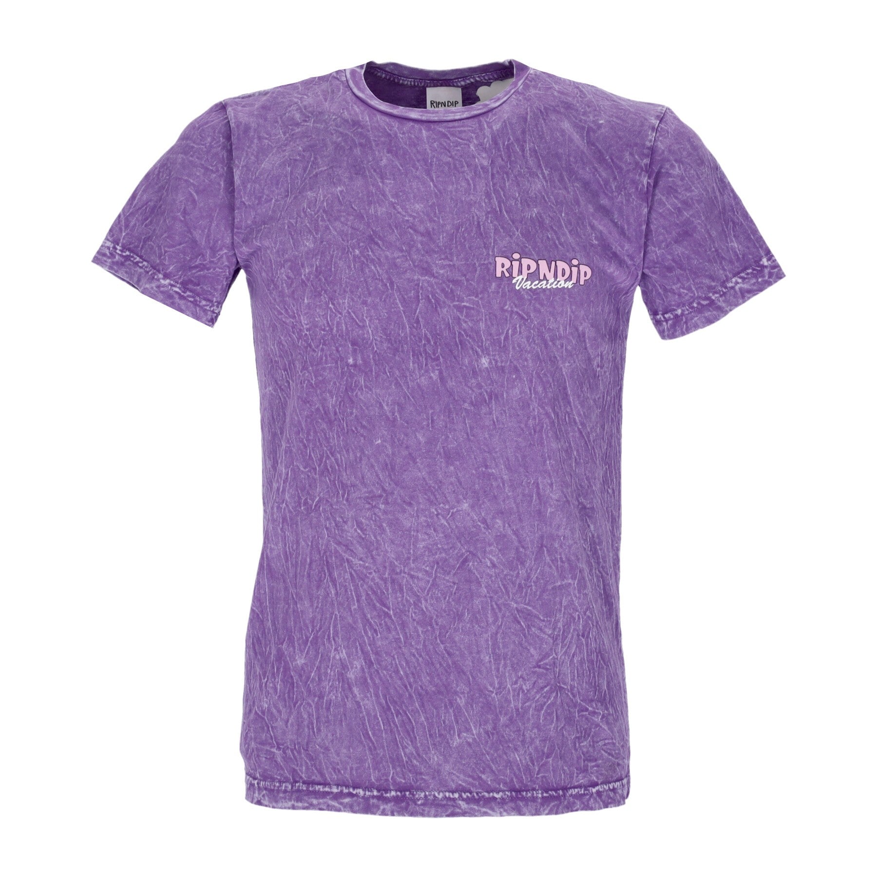 Vacay Tee Lila Mineral Wash Herren-T-Shirt