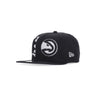 New Era, Cappellino Visiera Piatta Uomo Nba Draft 950 Cw Atlhaw, Black/black/white