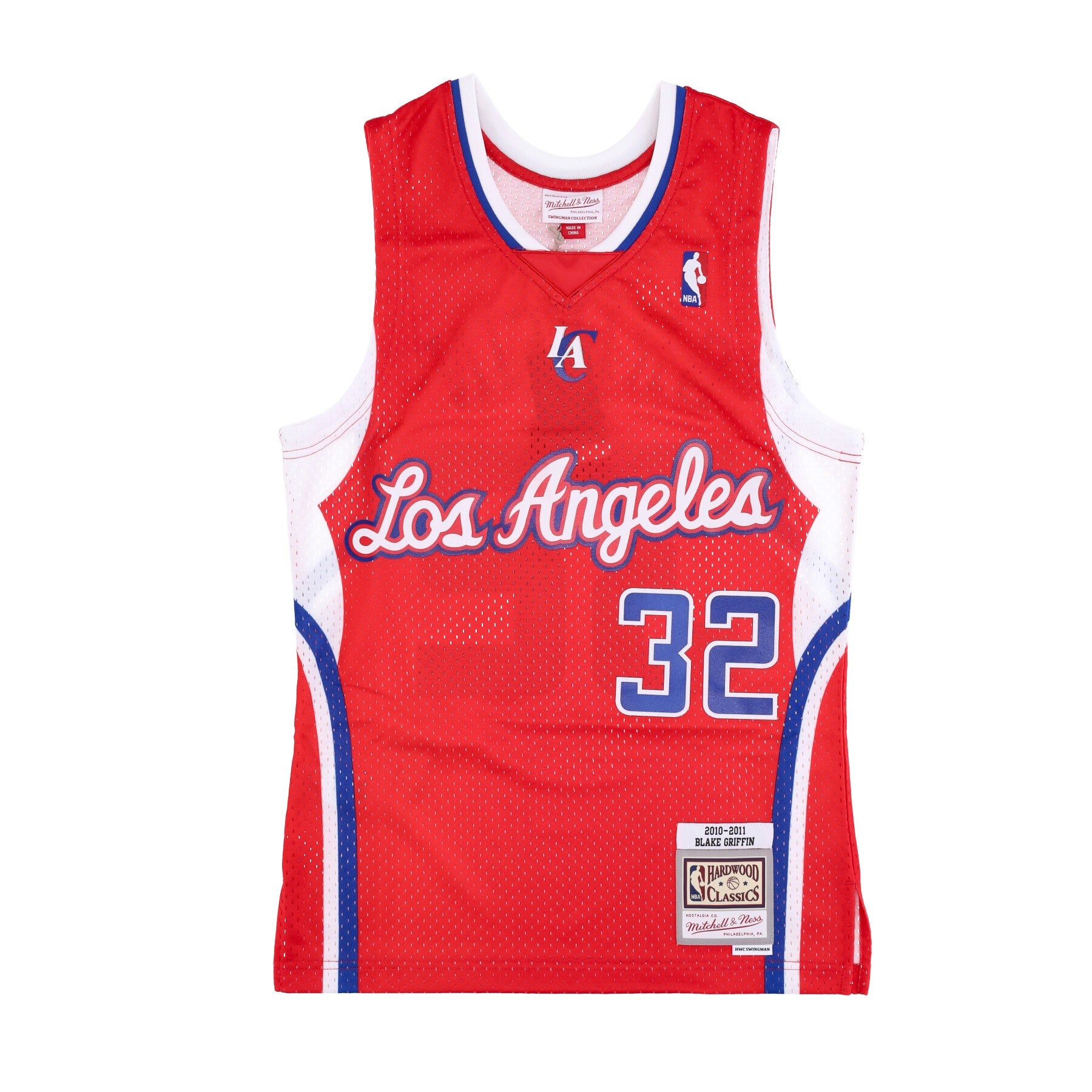 Mitchell & Ness, Canotta Basket Uomo Nba Swingman Jersey Hardwood Classics No 32 Blake Griffin 2010-11 Loscli, Original Team Colors