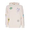 Ripndip, Felpa Cappuccio Uomo Shroom Mania Hoodie, Bone Mineral Wash