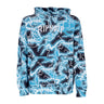 Ripndip, Felpa Leggera Cappuccio Uomo Nikola Hoodie, Black/blue