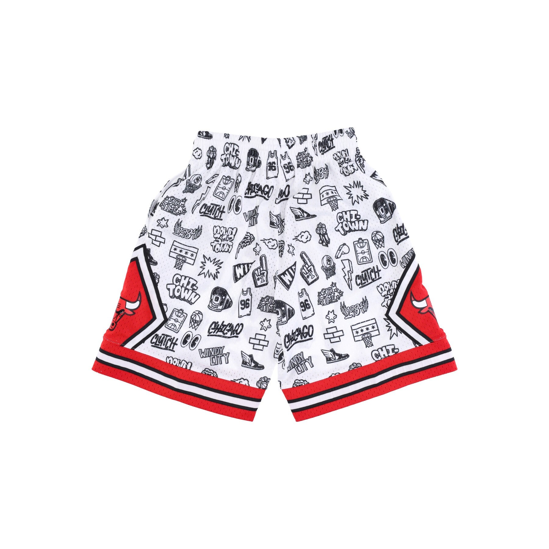 Mitchell & Ness, Canotta Basket Uomo Nba Doodle Swingman Shorts Hardwood Classics Chibul, 