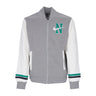 Nike, Felpa Uomo Sportswear Retro Fleece Varsity Jacket Bb, Dk Grey Heather