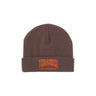 Huf, Cappello Uomo Field Crew Beanie X Thrasher, Chocolate