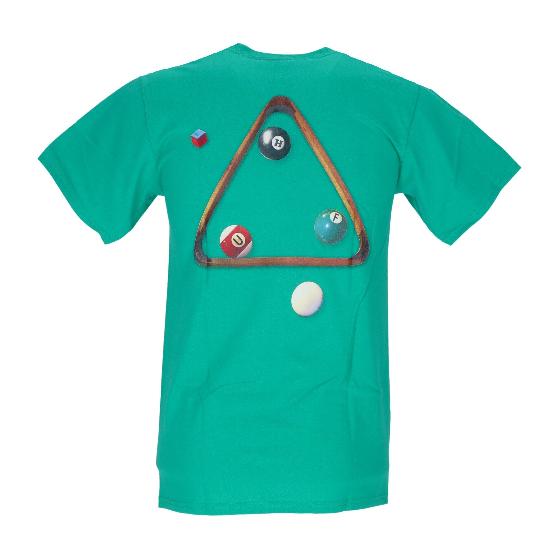 Huf, Maglietta Uomo Dirty Pool Tee, Kelly Green