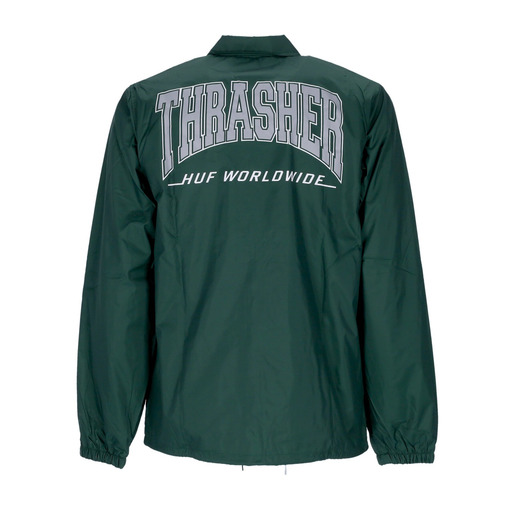 Giacca Coach Jacket Uomo Split Coaches Jacket X Thrasher Black