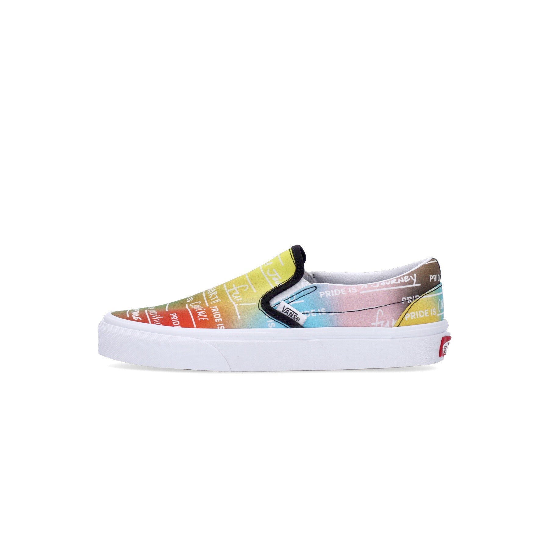 Vans, Scarpa Bassa Uomo Classic Slip-on (pride), Rainbow/true White