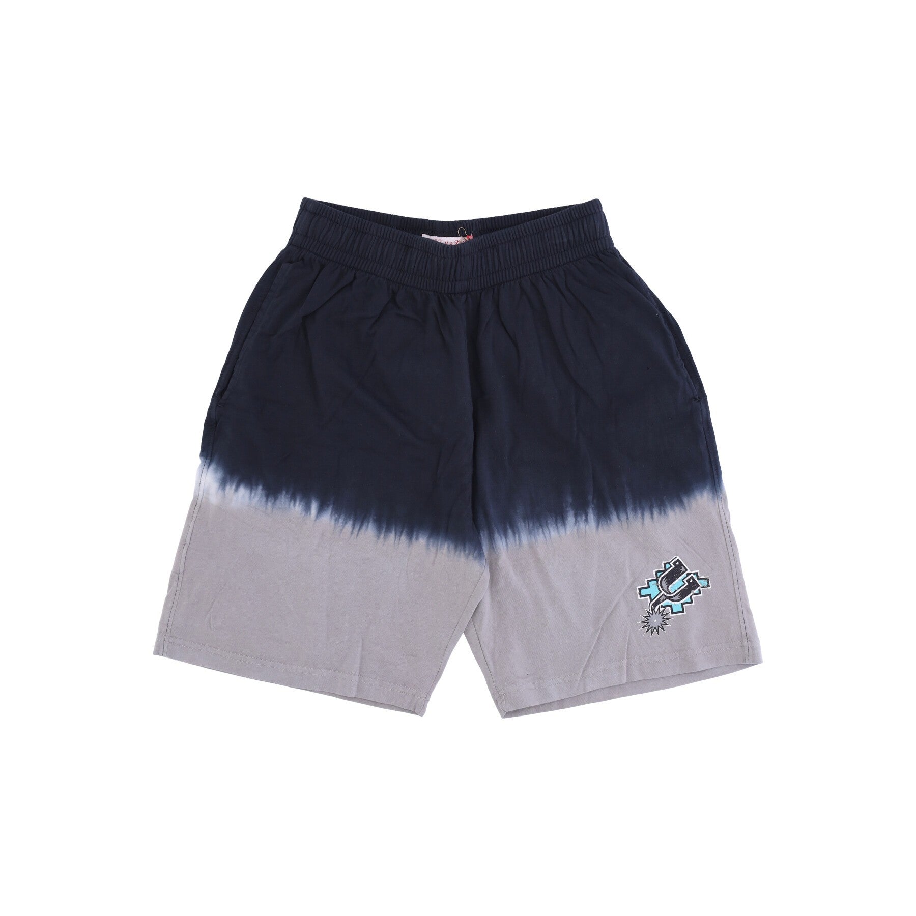 Mitchell & Ness, Pantalone Corto Uomo Nba Horizontal Tie Dye Short Hardwood Classics Saaspu, Original Team Colors