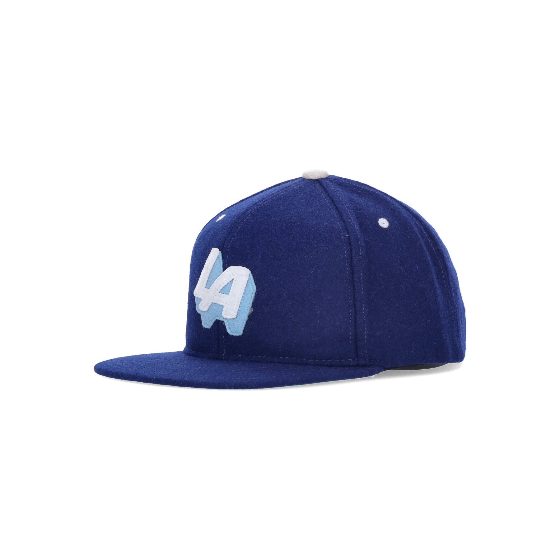 Home Base 6 Panel Blue Men's Flat Visor Cap