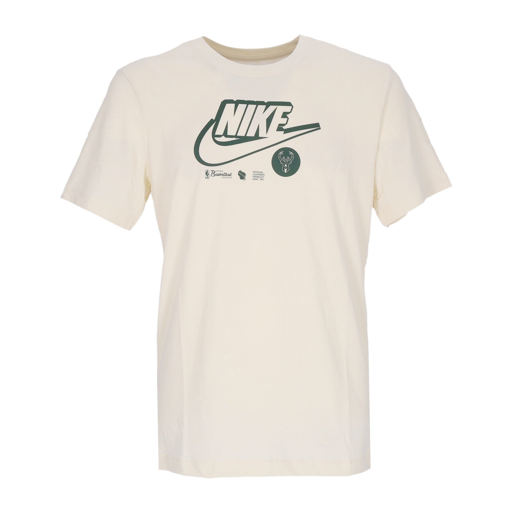 Nike Nba, Maglietta Uomo Nba Dri-fit Essential Logo Tee Milbuc, Flat Opal