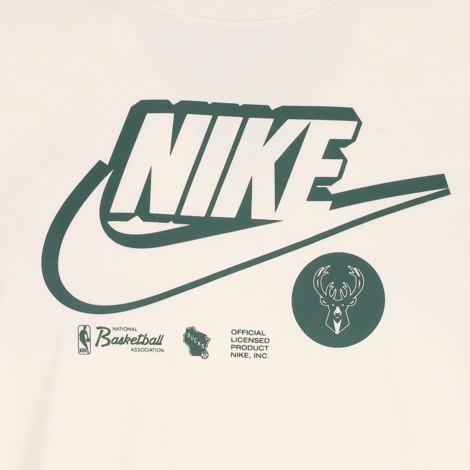 Nike Nba, Maglietta Uomo Nba Dri-fit Essential Logo Tee Milbuc, Flat Opal