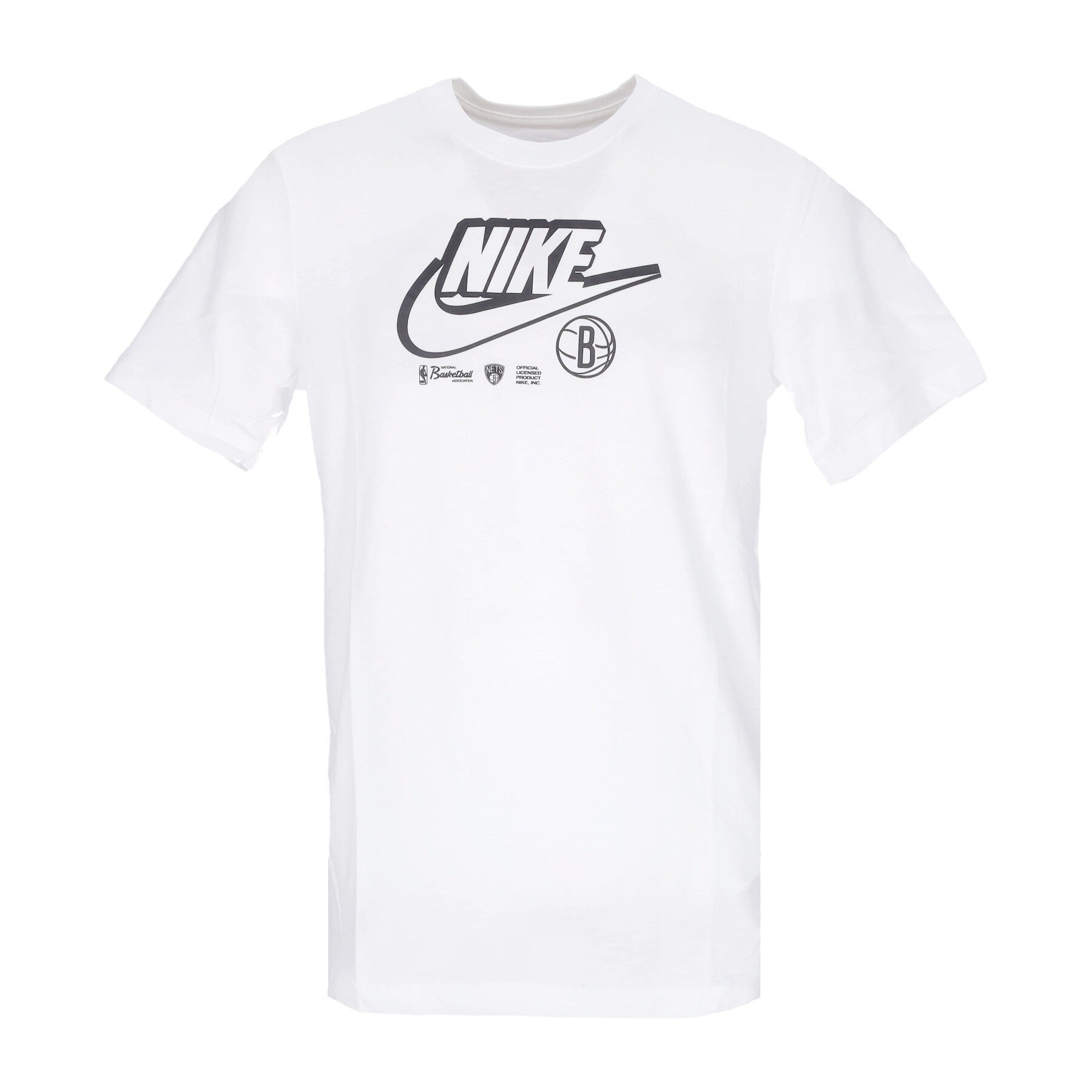 Nike Nba, Maglietta Uomo Nba Dri-fit Essential Logo Tee Bronet, White