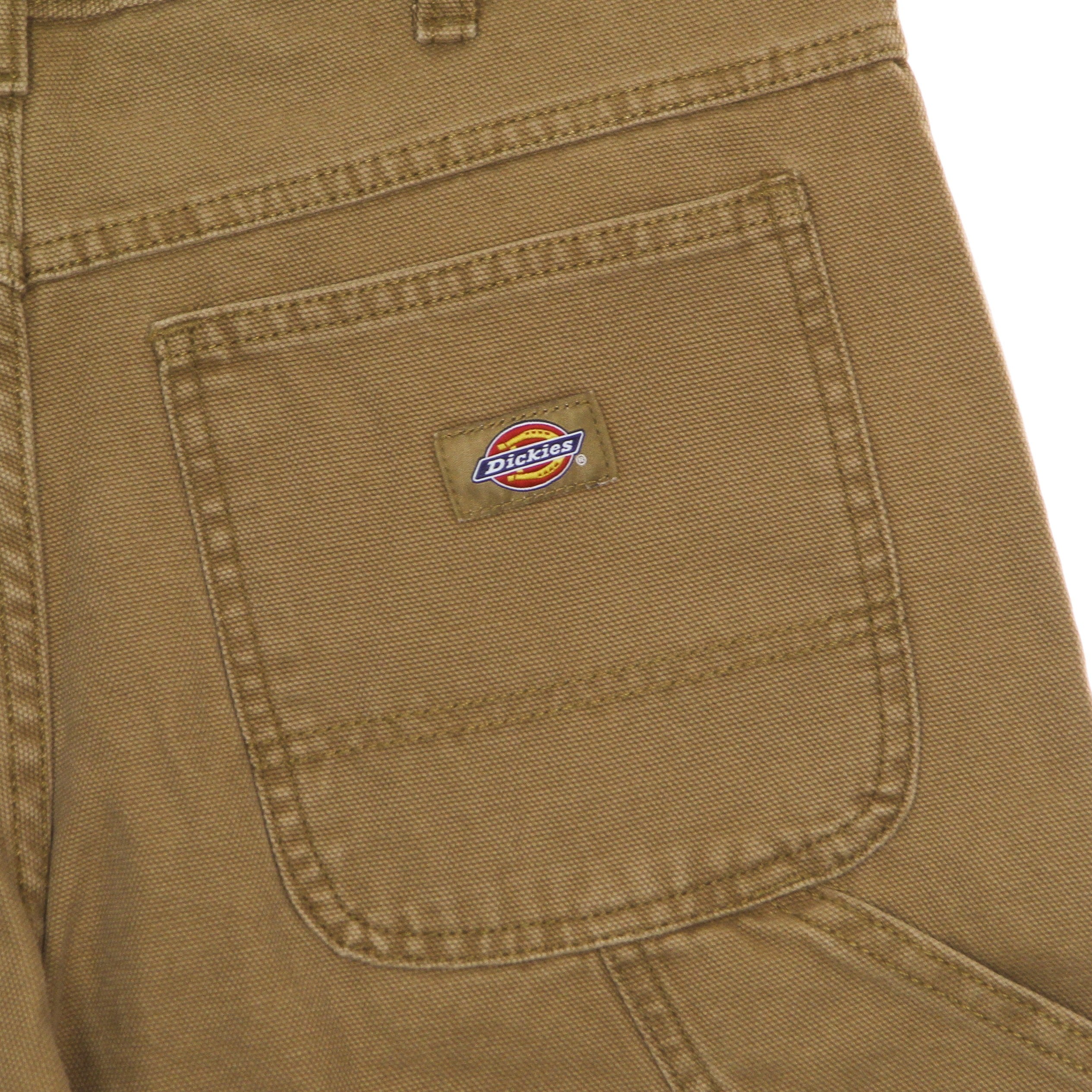 Dickies, Pantalone Corto Uomo Duck Canvas Short, Stone Washed Brown Duck