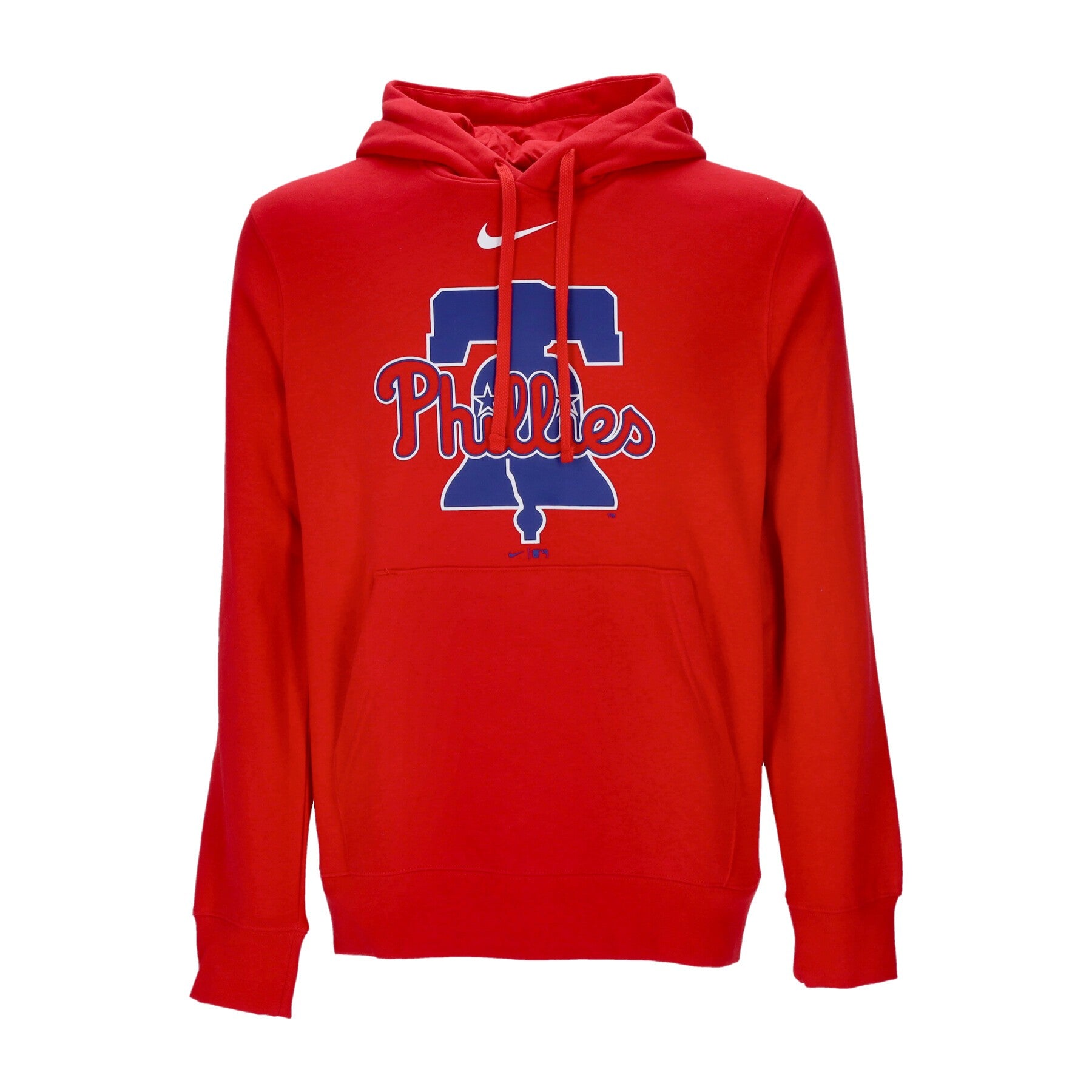 Nike Mlb, Felpa Cappuccio Uomo Mlb Alternative Logo Club Pullover Hoodie Phiphi, Sport Red