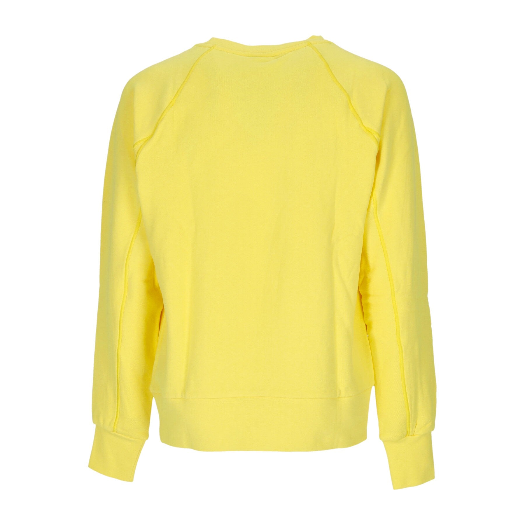 Sportswear Air French Terry Crew Strike Yellow Strike/Black Children Sweinshirts Light Sweatshirt