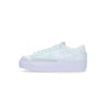 Nike, Scarpa Bassa Donna W Blazer Low Platform, Barely Green/white/barely Green