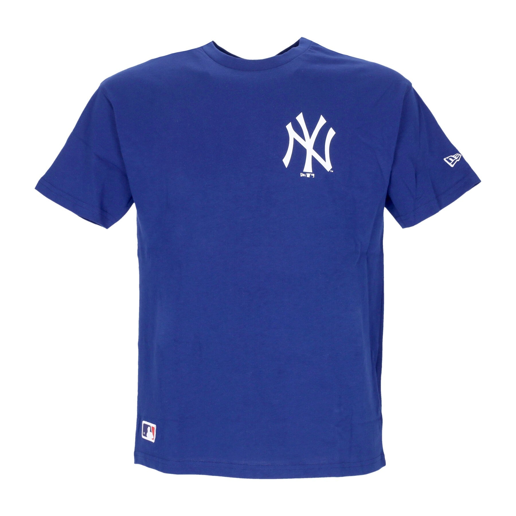 New Era, Maglietta Uomo Mlb League Essentials Oversized Tee Neyyan, Light Royal/white