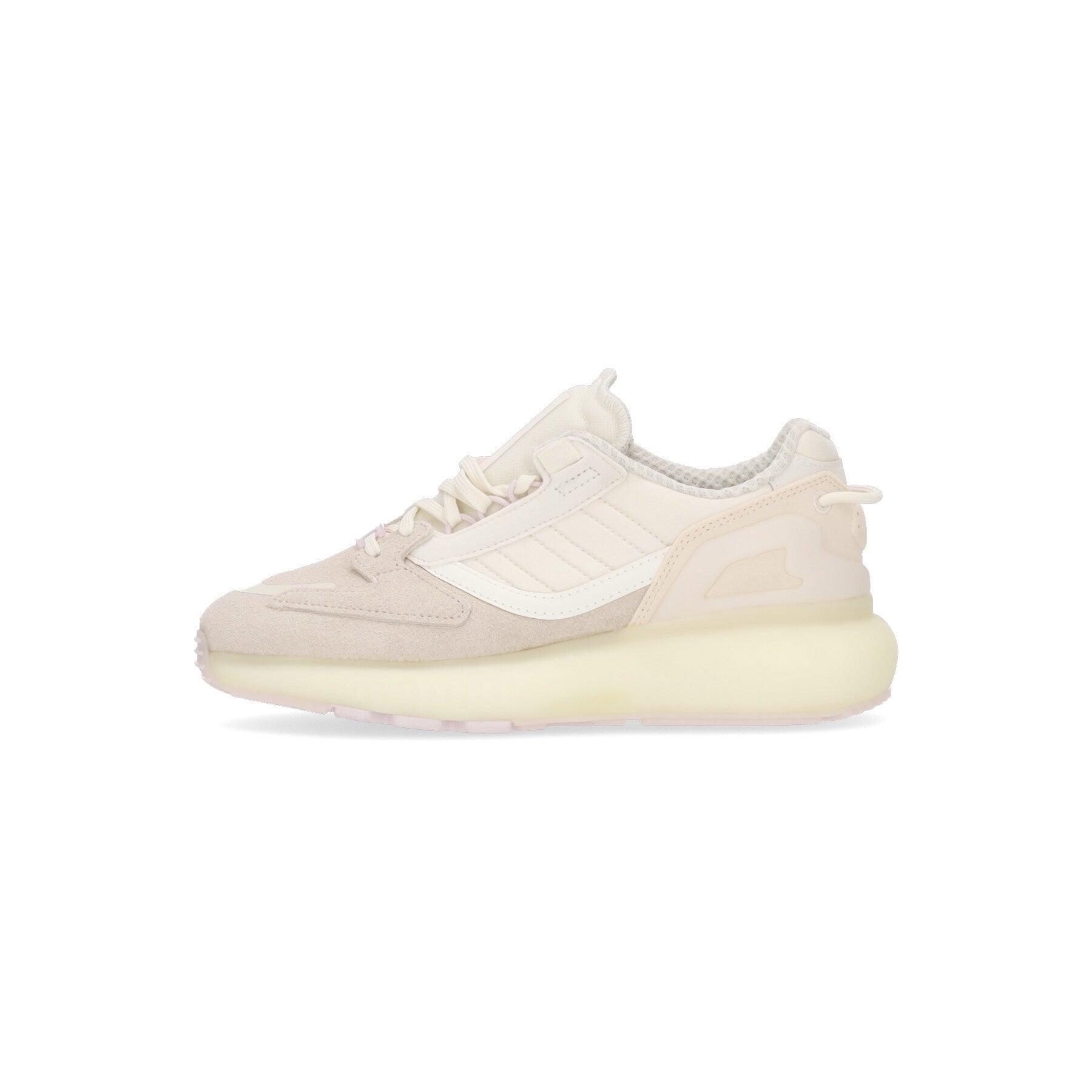 Adidas, Scarpa Bassa Donna Zx 5k Boost W, Off White/cloud White/almost Pink