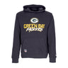 New Era, Felpa Cappuccio Uomo Nfl Script Team Hoody Grepac, Heather Graphite/green