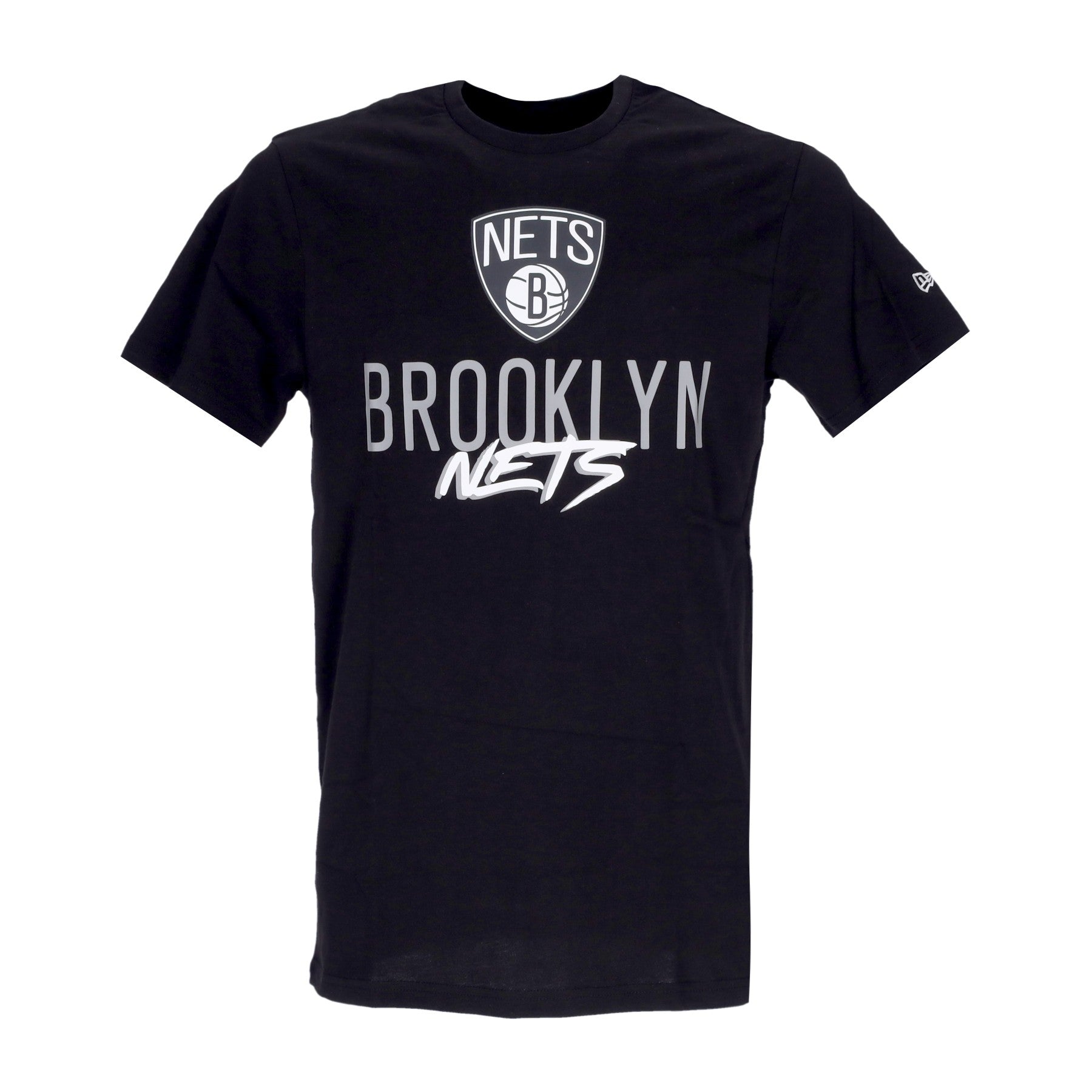 New Era, Maglietta Uomo Nba Script Tee Bronet, Black/white