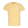 New Era, Maglietta Uomo Mlb League Essential Bp Tee Neyyan, Dark Yellow/white