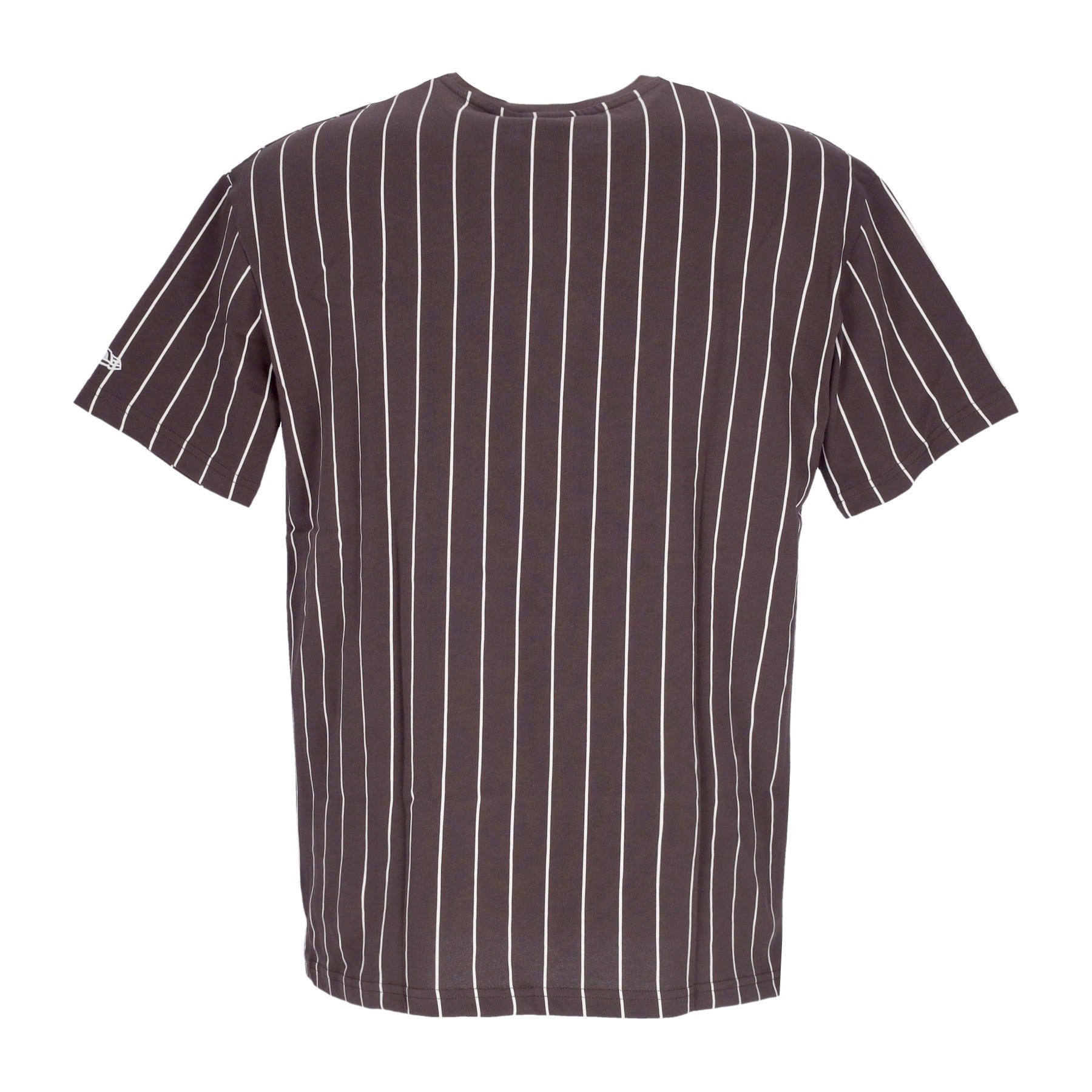 Ne Oversized Pinstripe Tee Herren T-Shirt Newera Braun/Off White