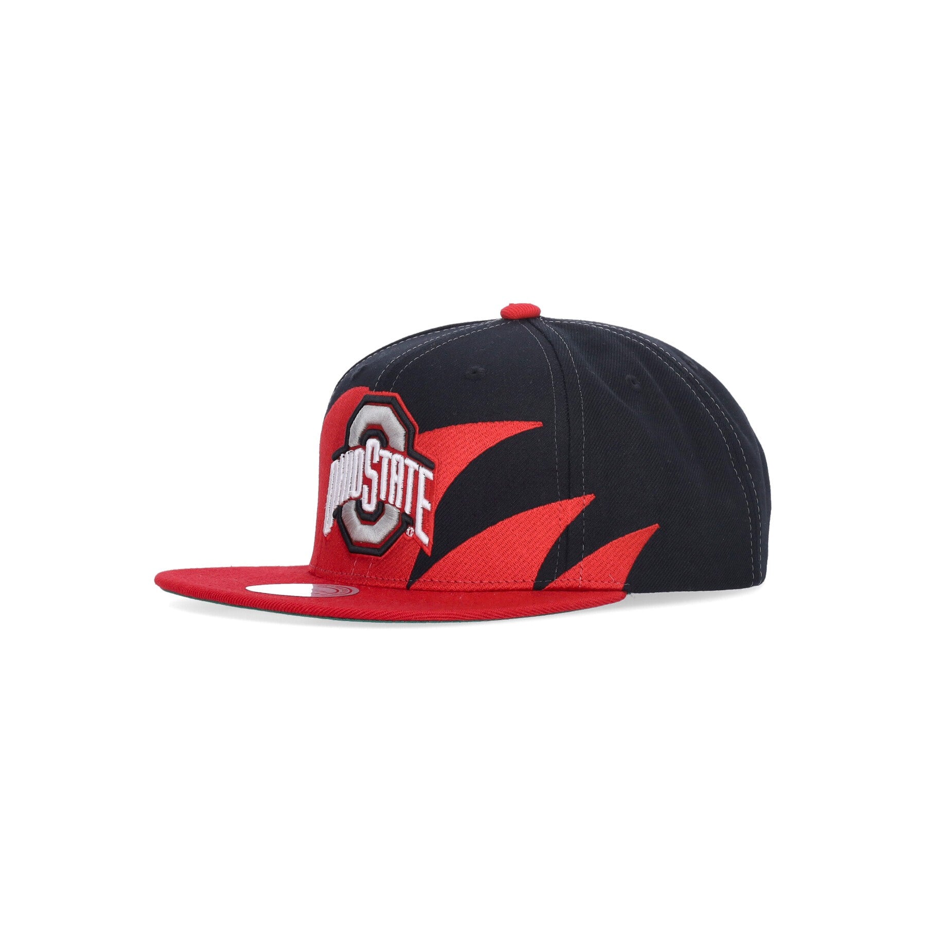 Flache Visier-Männerkappe Ncaa Sharktooth Snapback Ohsbuc Original Team-Farben