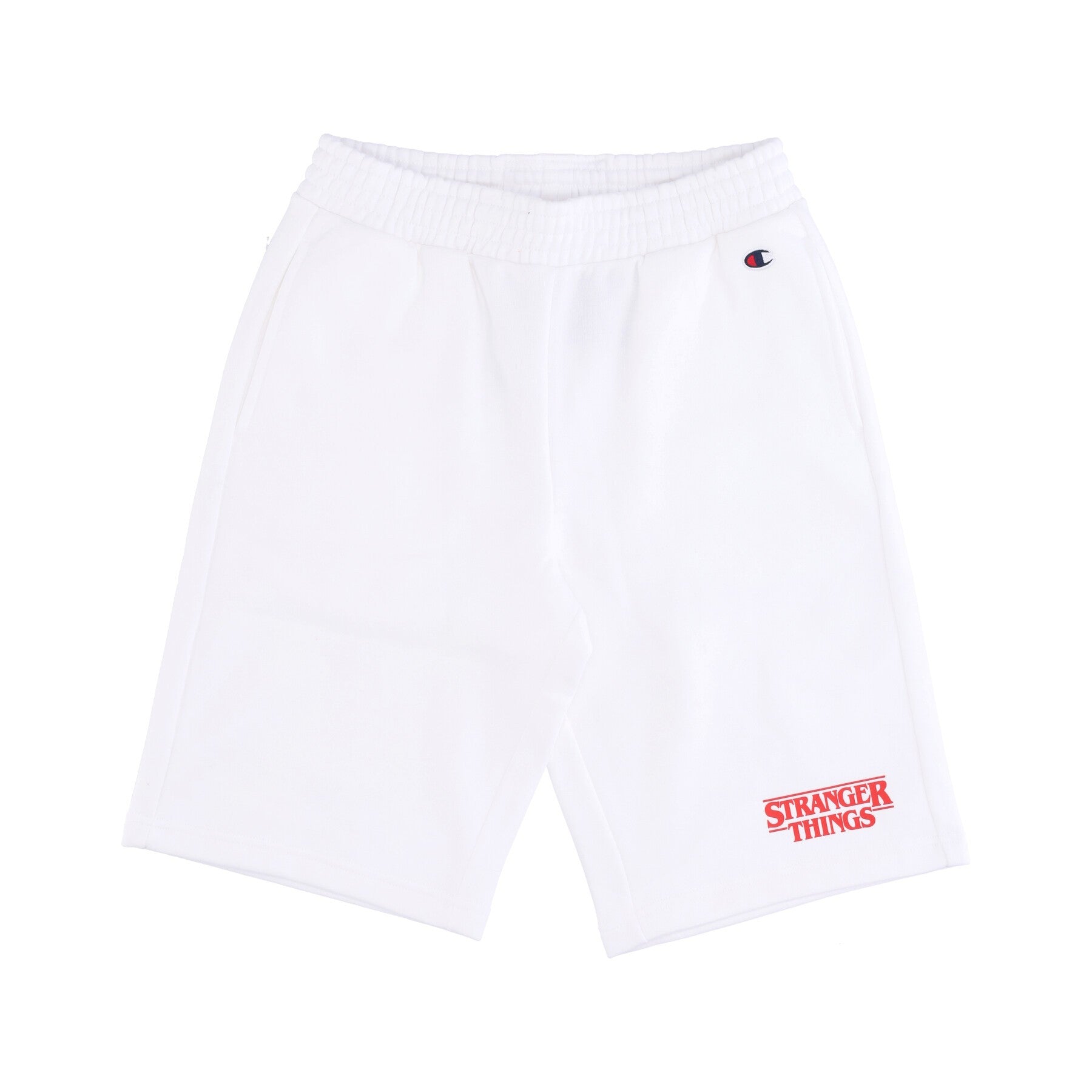 Short Tracksuit Pants Men's Sweatshirt Shorts X Stranger Things White/red