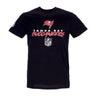 New Era, Maglietta Uomo Nfl Script Tee Tambuc, Black/scarlet