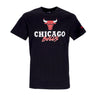 New Era, Maglietta Uomo Nba Script Tee Chibul, Black/front Door Red