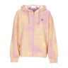 Adidas, Felpa Leggera Cappuccio Zip Donna All Over  Print Zip Hoodie, Bliss Lilac/almost Yellow