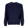 Carhartt Wip, Felpa Girocollo Uomo Chase Sweatshirt, Dark Navy/gold