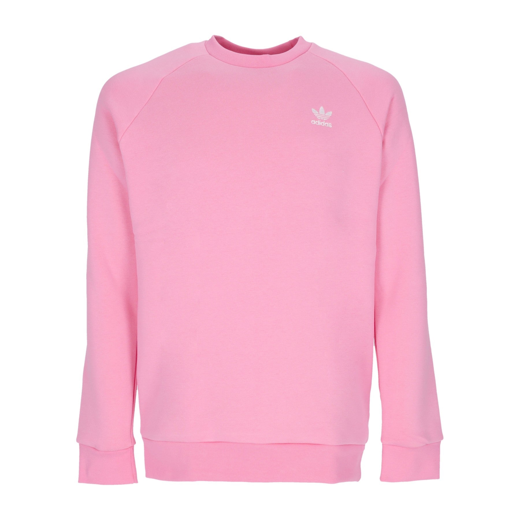 Adidas, Felpa Girocollo Uomo Essential Crew, Bliss Pink