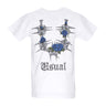 Usual, Maglietta Uomo Barrio Tee, White