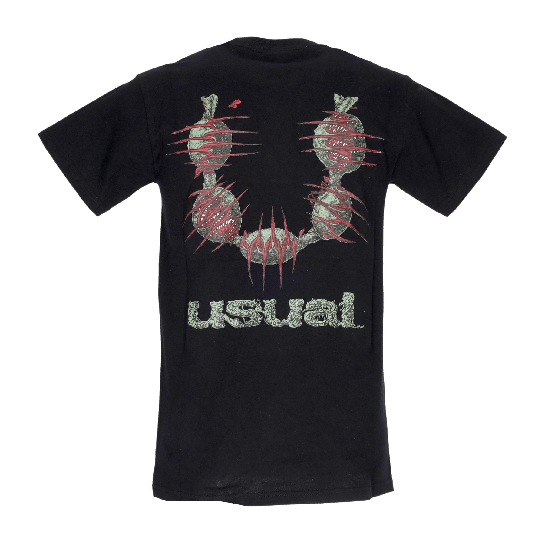 Usual, Maglietta Uomo Dionea Tee, Black