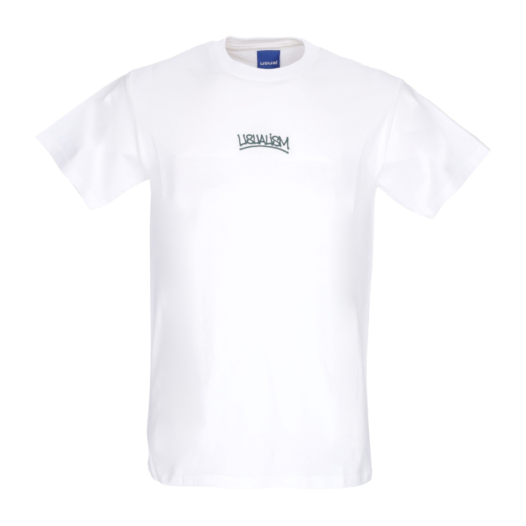 Usualism Embroidered Tee White Men's T-Shirt