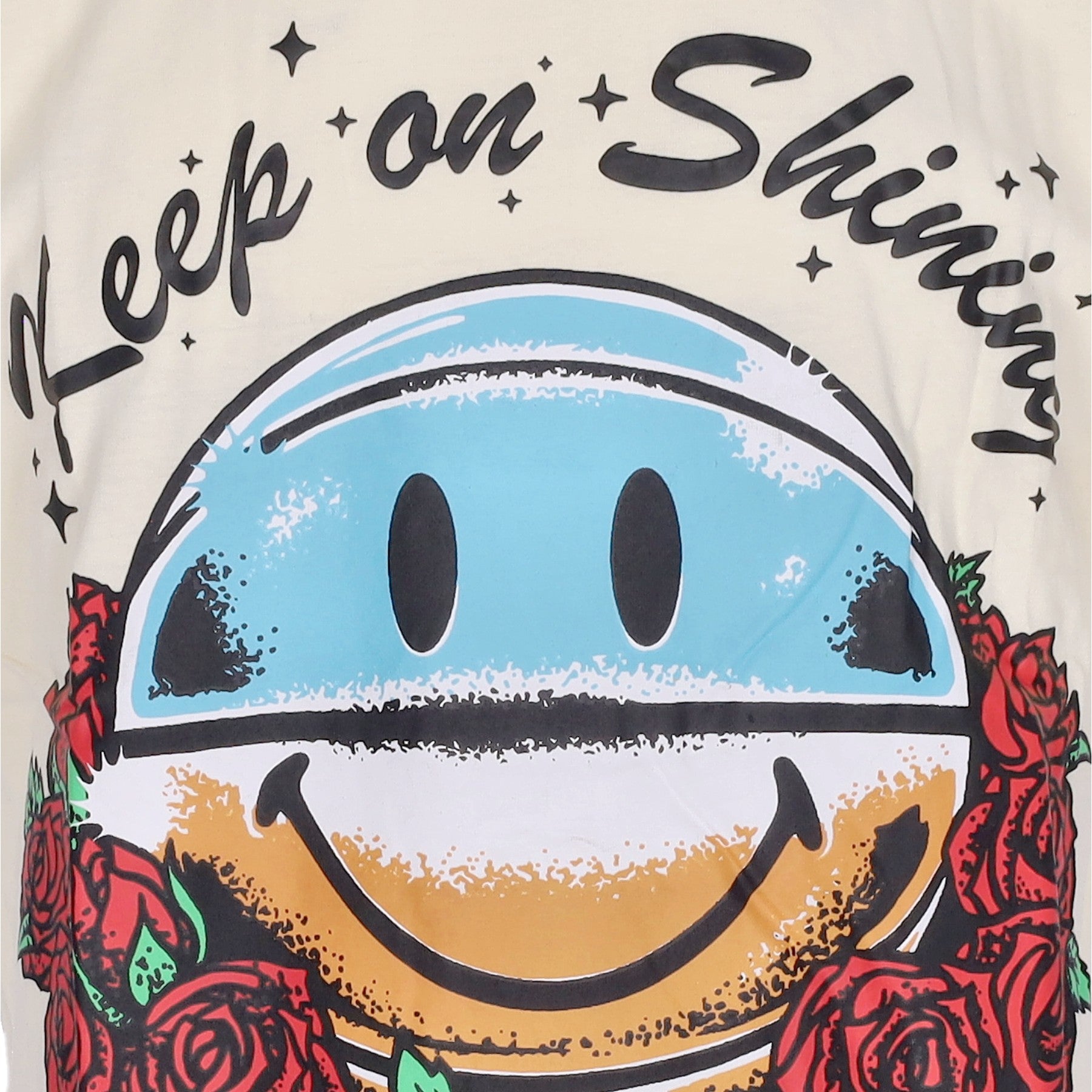 Market, Maglietta Uomo Smiley Keep On Shining Tee X Smiley, 