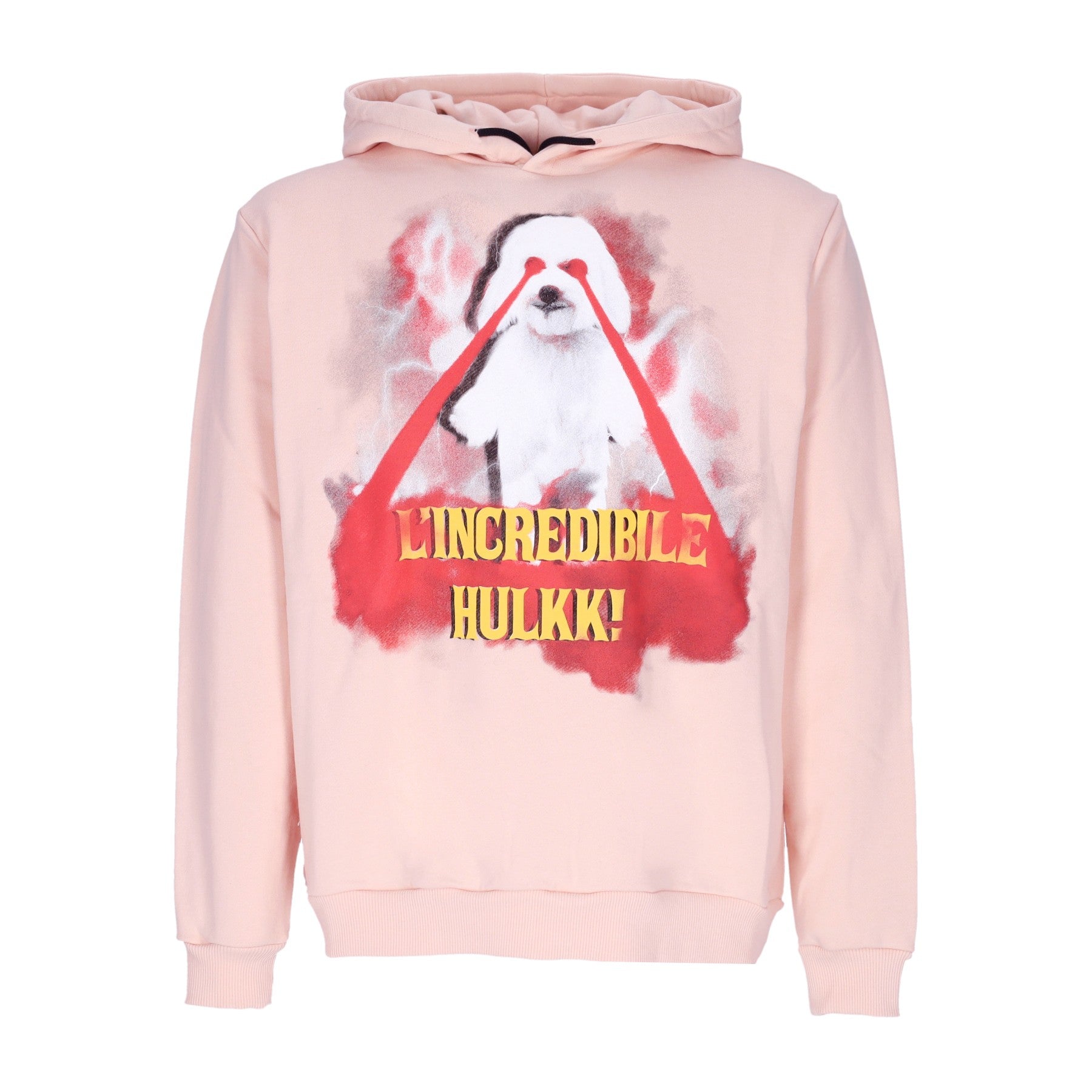 Phobia, Felpa Leggera Cappuccio Uomo Dog Hoodie X Dani Faiv, Pink