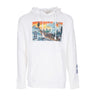 Dgk, Felpa Cappuccio Uomo Big Timers Hooded Fleece, White