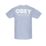 Obey, Maglietta Uomo Opposition & Resistance Classic Tee, Good Grey