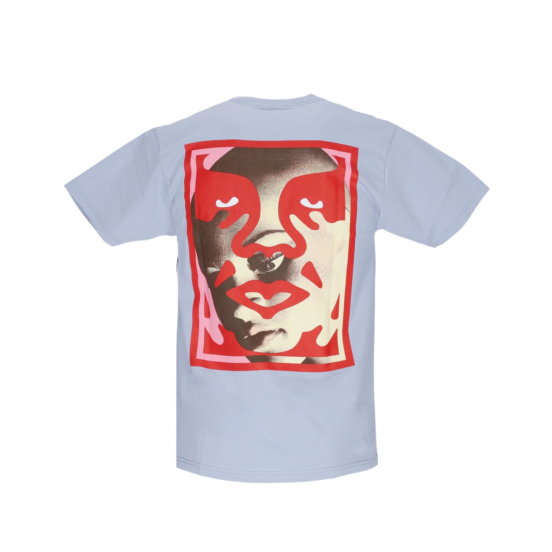 Obey, Maglietta Uomo Double Face Classic Tee, Good Grey