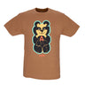 Obey, Maglietta Uomo Teddy Classic Tee, Brown Sugar