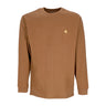 Carhartt Wip, Maglietta Manica Lunga Uomo L/s Chase T-shirt, Hamilton Brown/gold