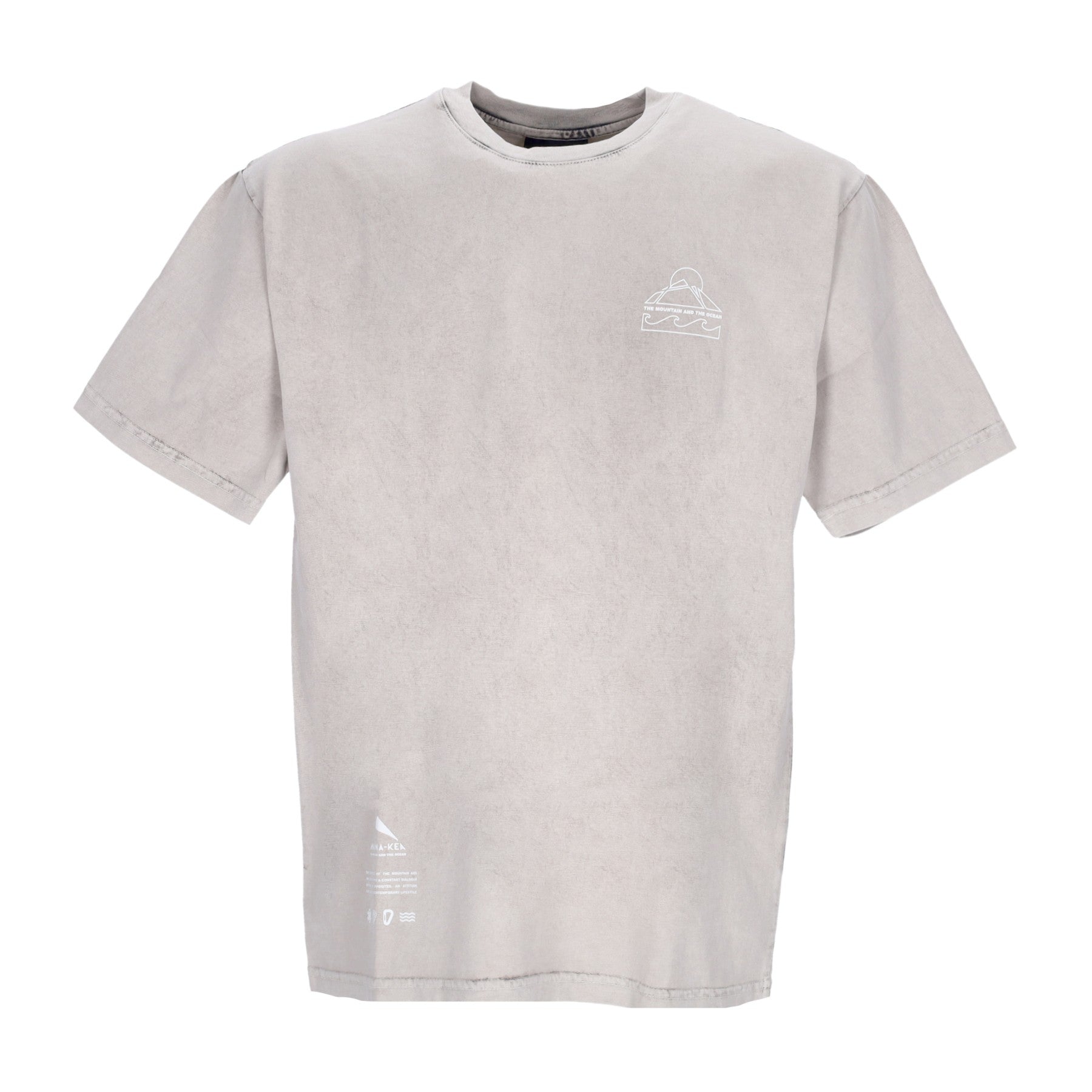 Maglietta Uomo Stone Washed Tee Grey