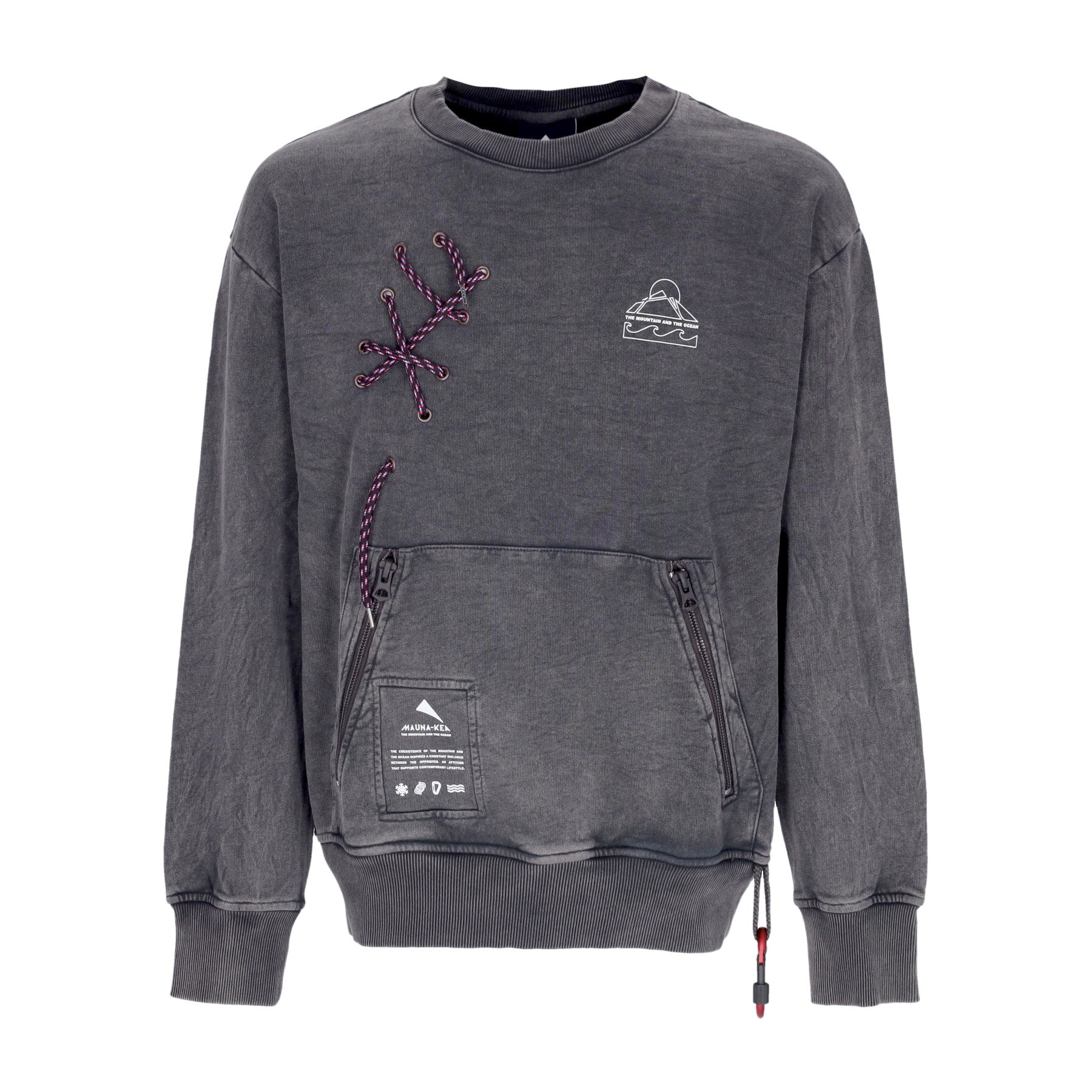 Felpa Leggera Girocollo Uomo Climber Sweatshirt Black