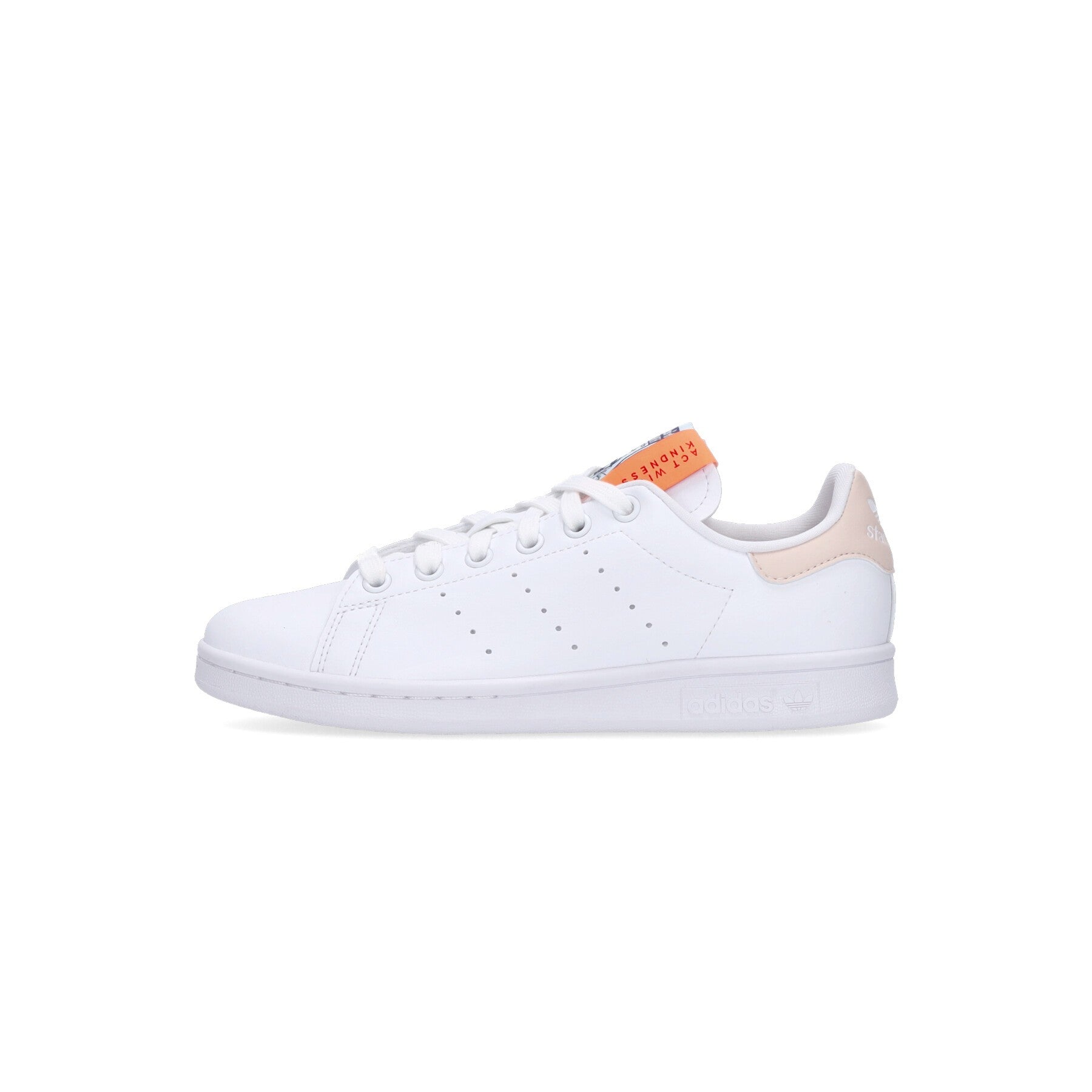 Adidas, Scarpa Bassa Donna Stan Smith W, Cloud White/bliss Orange/almost Blue